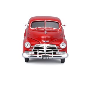 1:24 Maisto Special Edition – 1948 Chevrolet® Fleetline Aerosedan - Red in Window Box - Image 5