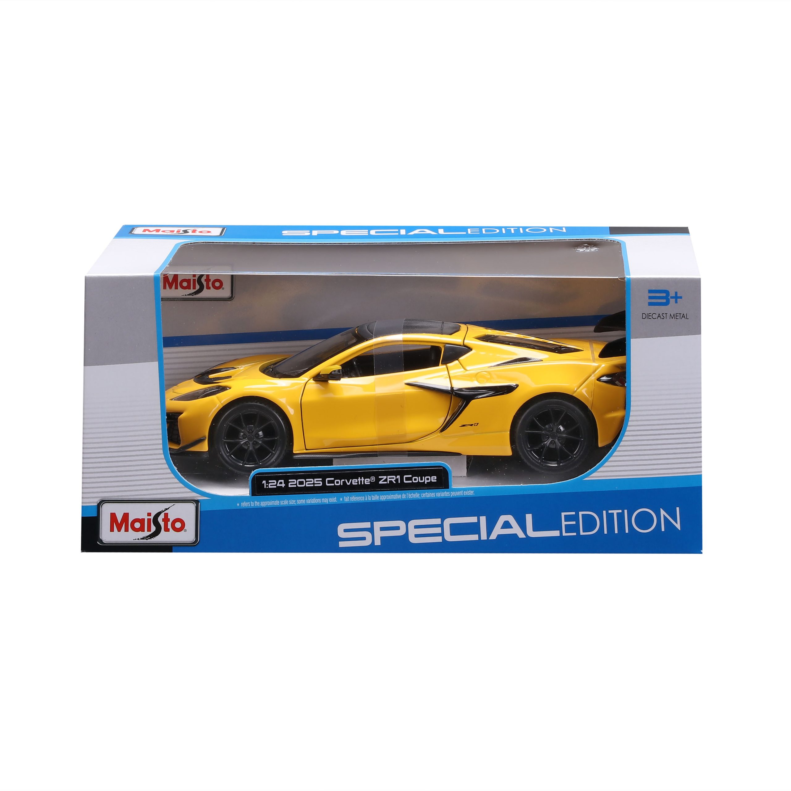 1:24 Corvette ZR1 Coupe - Yellow in Window Box - Image 5