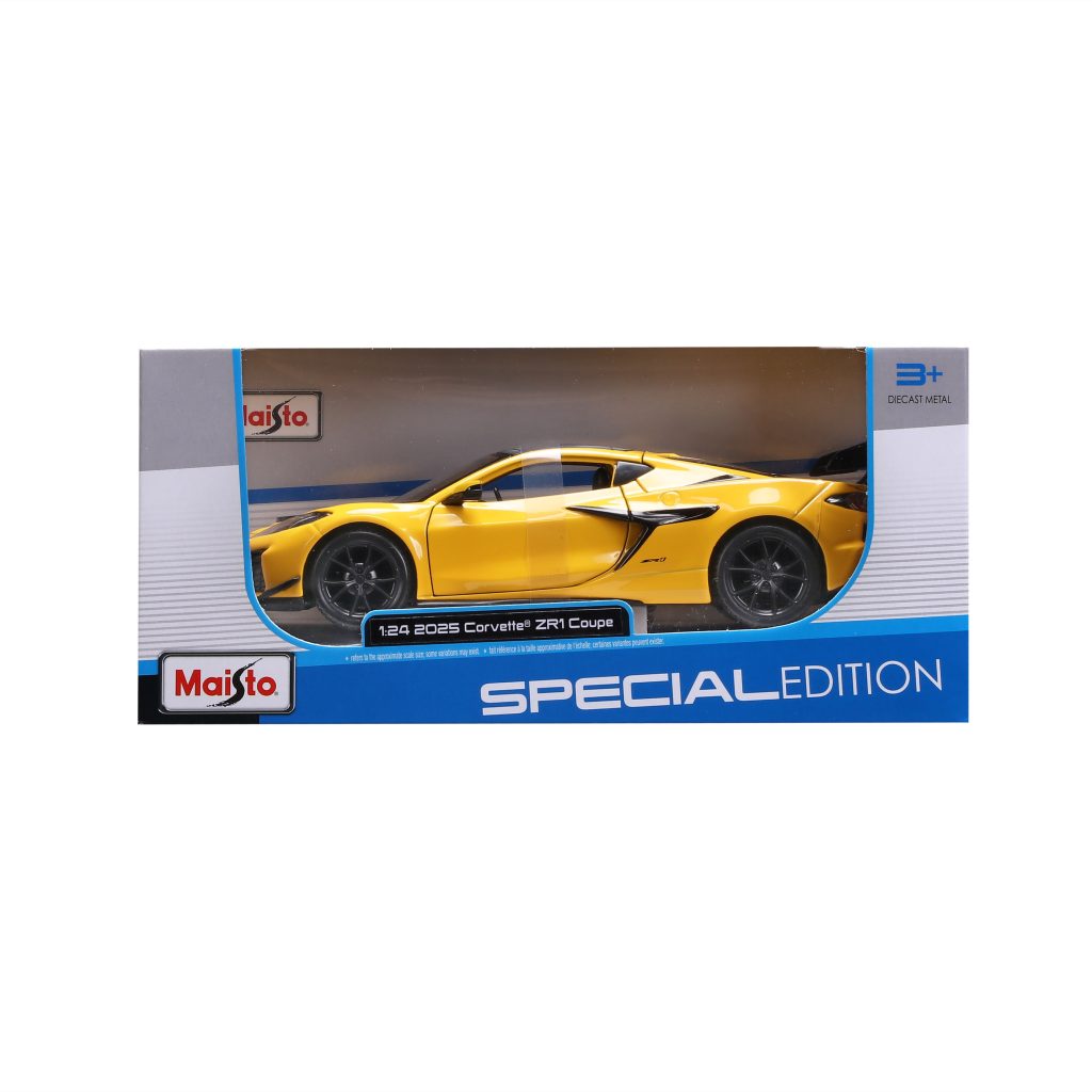 1:24 Corvette ZR1 Coupe - Yellow in Window Box