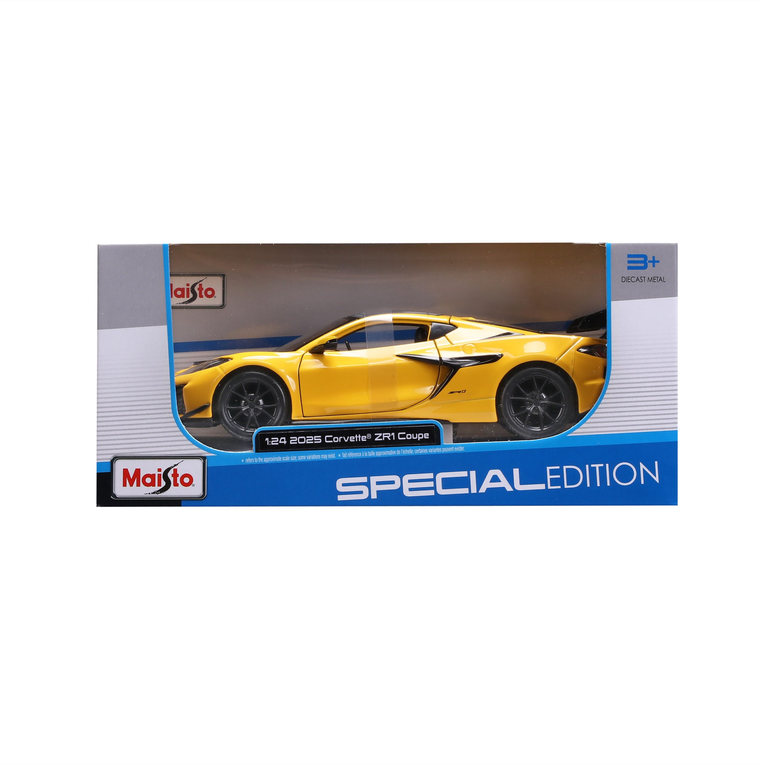 1:24 Corvette ZR1 Coupe - Yellow in Window Box - Image 2