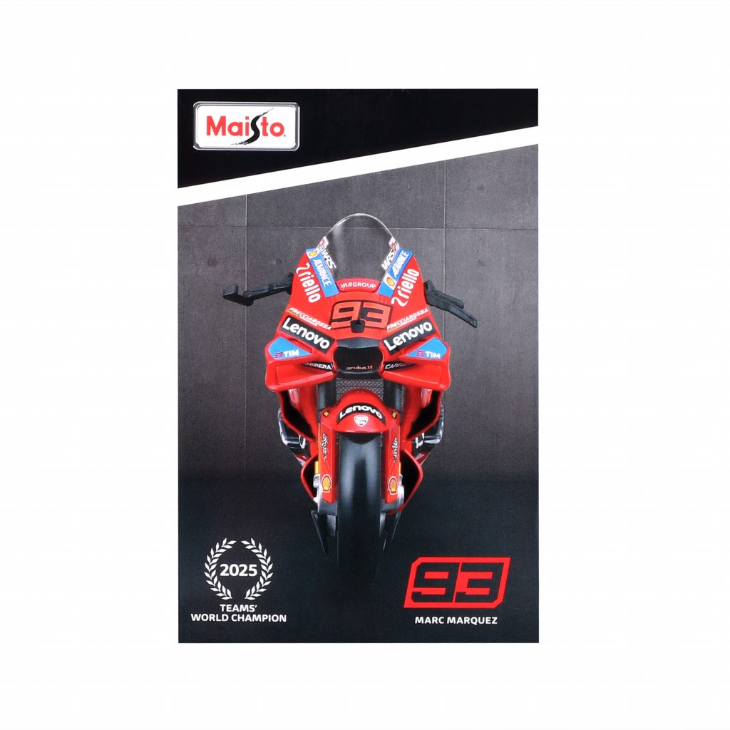 1:18 MotoGP 2025 - Ducati Lenovo Team #63 Francesco Bagnaia