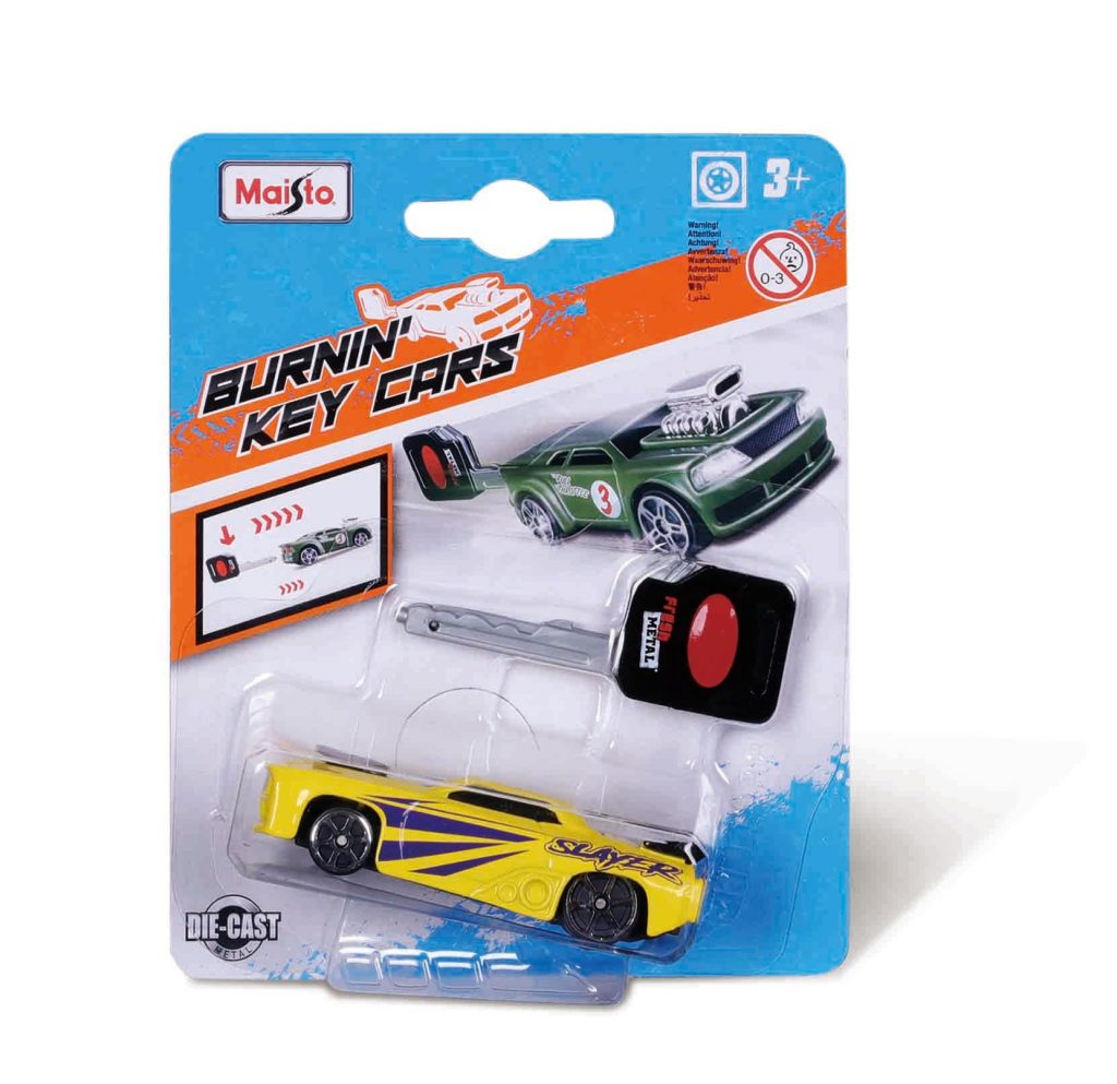 Maisto Burnin' Key Cars, Assorted