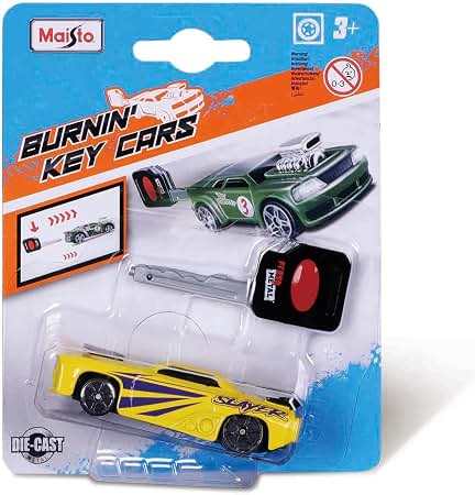 Maisto Burnin' Key Cars, Assorted