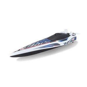 1.24 Hydroblaster RC Boat - White Blue - Image 15