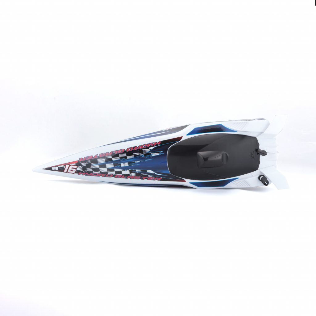 1.24 Hydroblaster RC Boat - White Blue