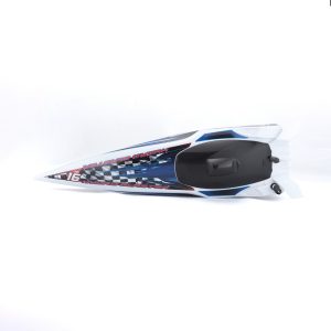 1.24 Hydroblaster RC Boat - White Blue - Image 10