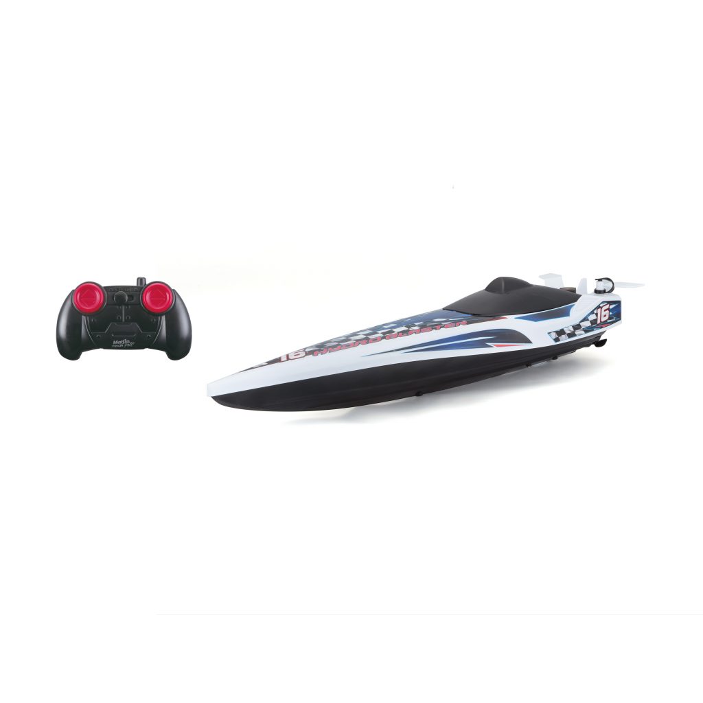 1.24 Hydroblaster RC Boat - White Blue