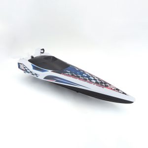 1.24 Hydroblaster RC Boat - White Blue - Image 12