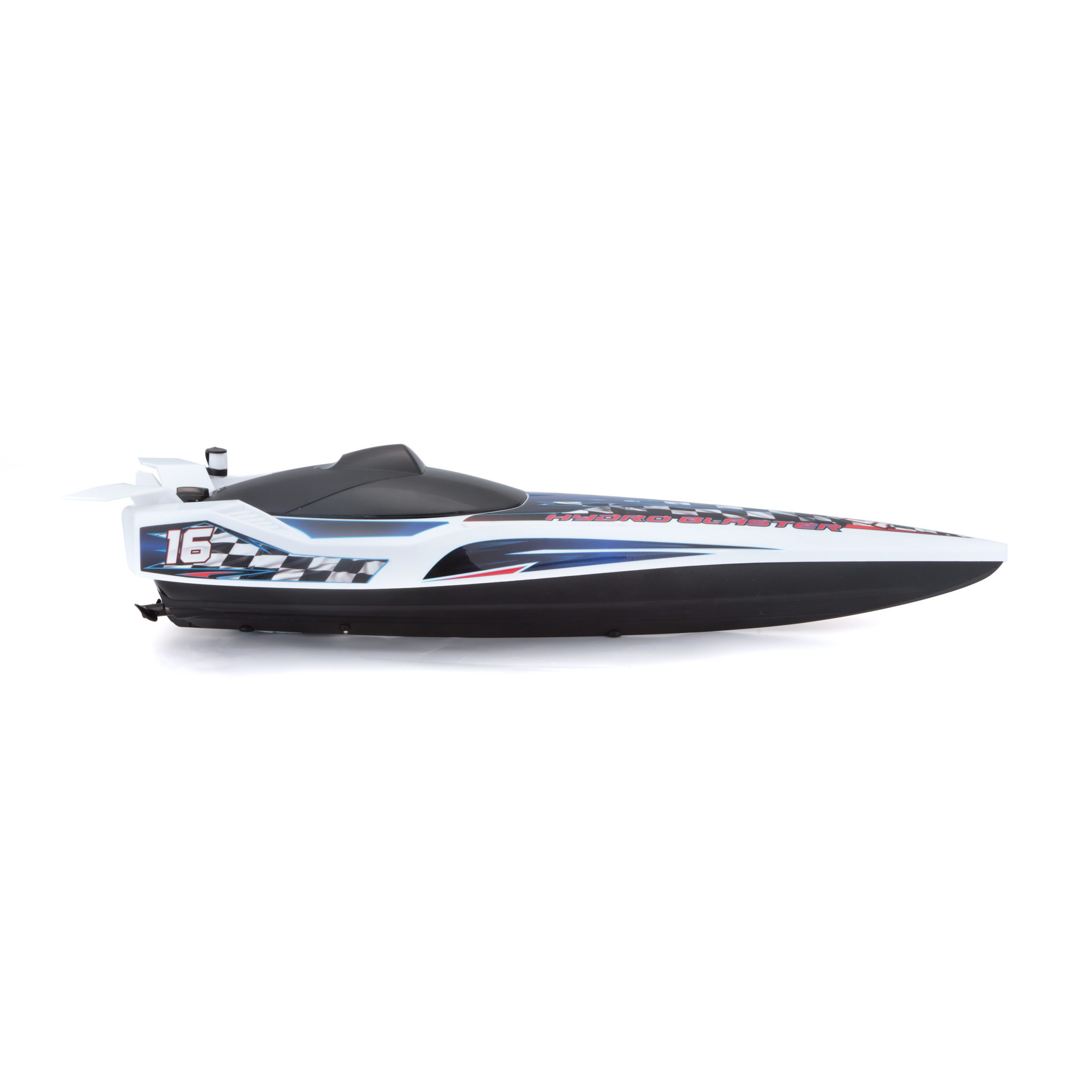 1.24 Hydroblaster RC Boat - White Blue - Image 13