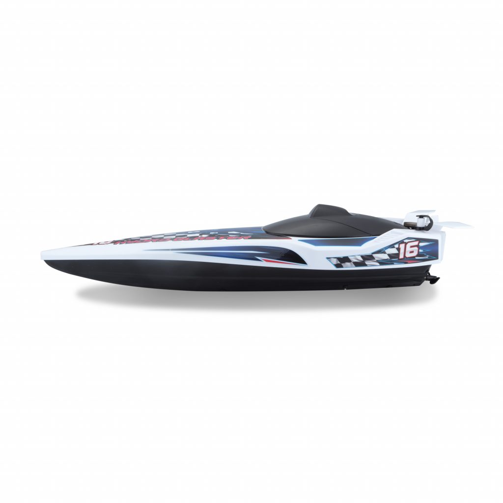 1.24 Hydroblaster RC Boat - White Blue