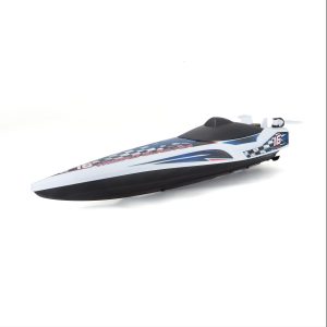 1.24 Hydroblaster RC Boat - White Blue - Image 9