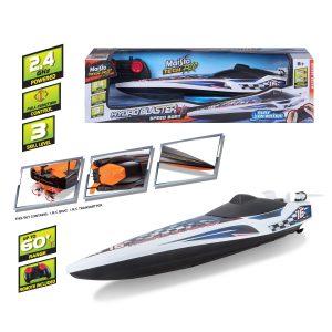 1:24 Hydroblaster RC Boat - White - Image 1