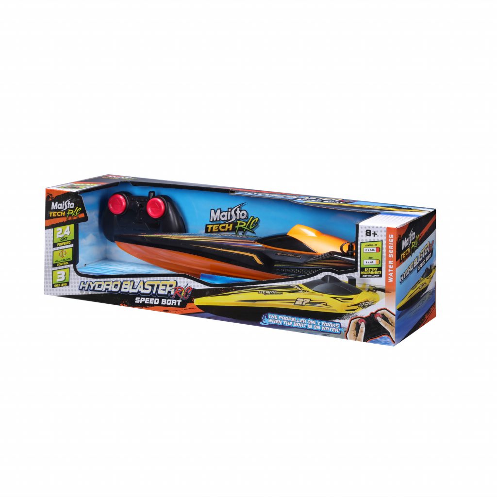 1.24 Hydroblaster RC Boat - Orange Black