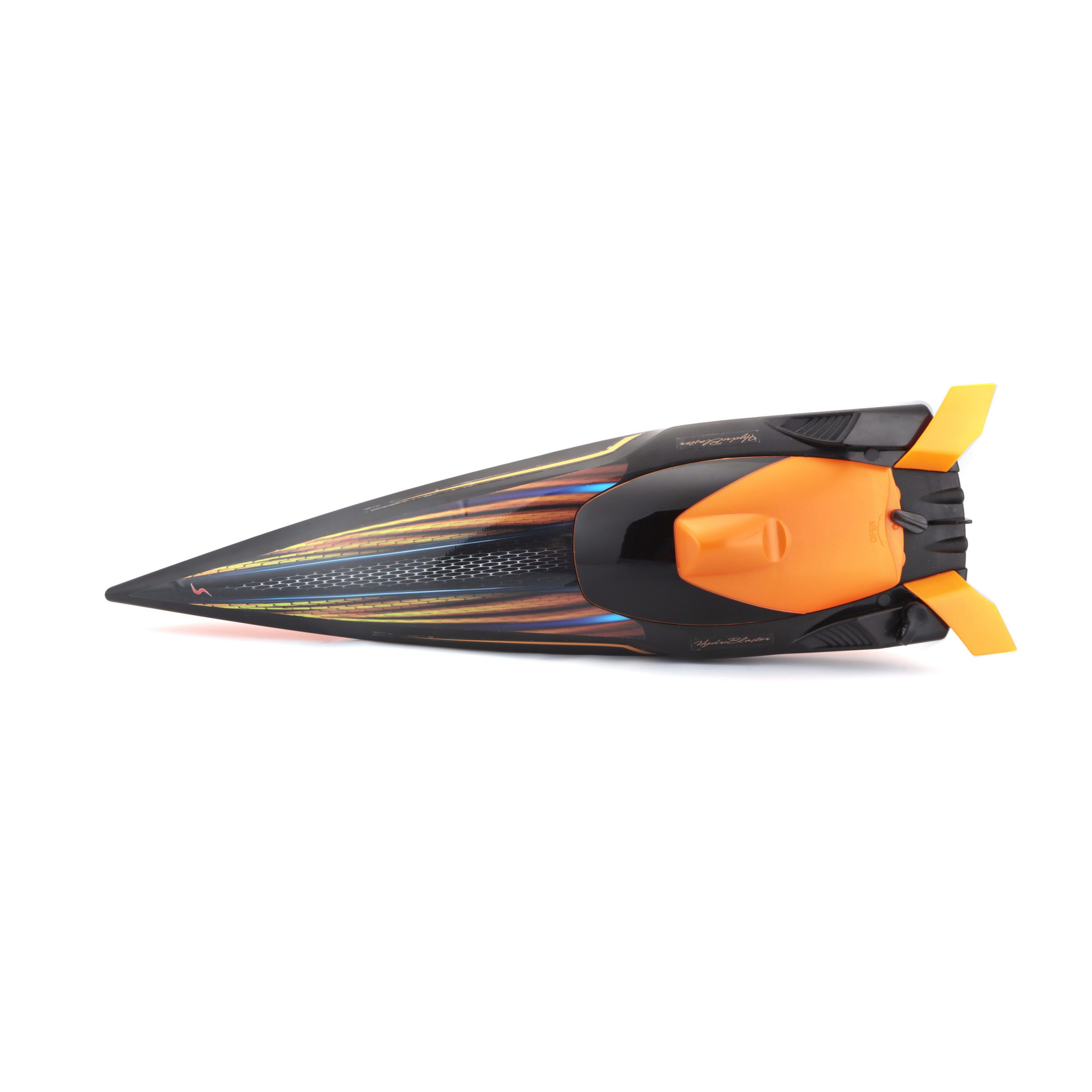 1.24 Hydroblaster RC Boat - Orange Black - Image 14