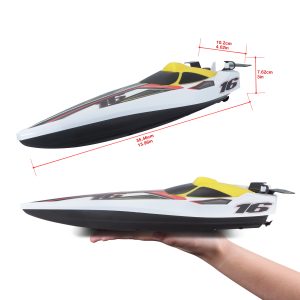 1:24 Hydroblaster RC Boat - White - Image 3