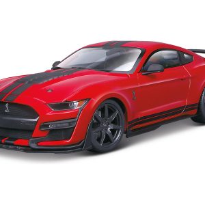 1:32 Bburago - Mustang Shelby GT500 2020 - Red in Window Box - Image 1