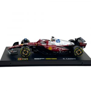 1:43 F1 2025 – Ferrari SF25 Special MonzaGP Livery #16 Charles Leclerc in Acrylic Box - Image 5