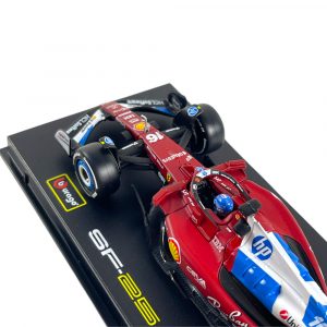 1:43 F1 2025 – Ferrari SF25 Special MiamiGP Livery #16 Charles Leclerc in Acrylic Box - Image 2