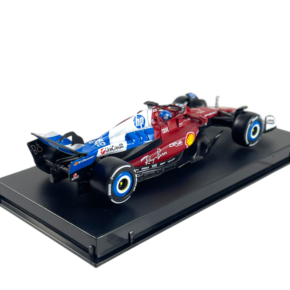 1:43 F1 2025 – Ferrari SF25 Special MiamiGP Livery #16 Charles Leclerc in Acrylic Box