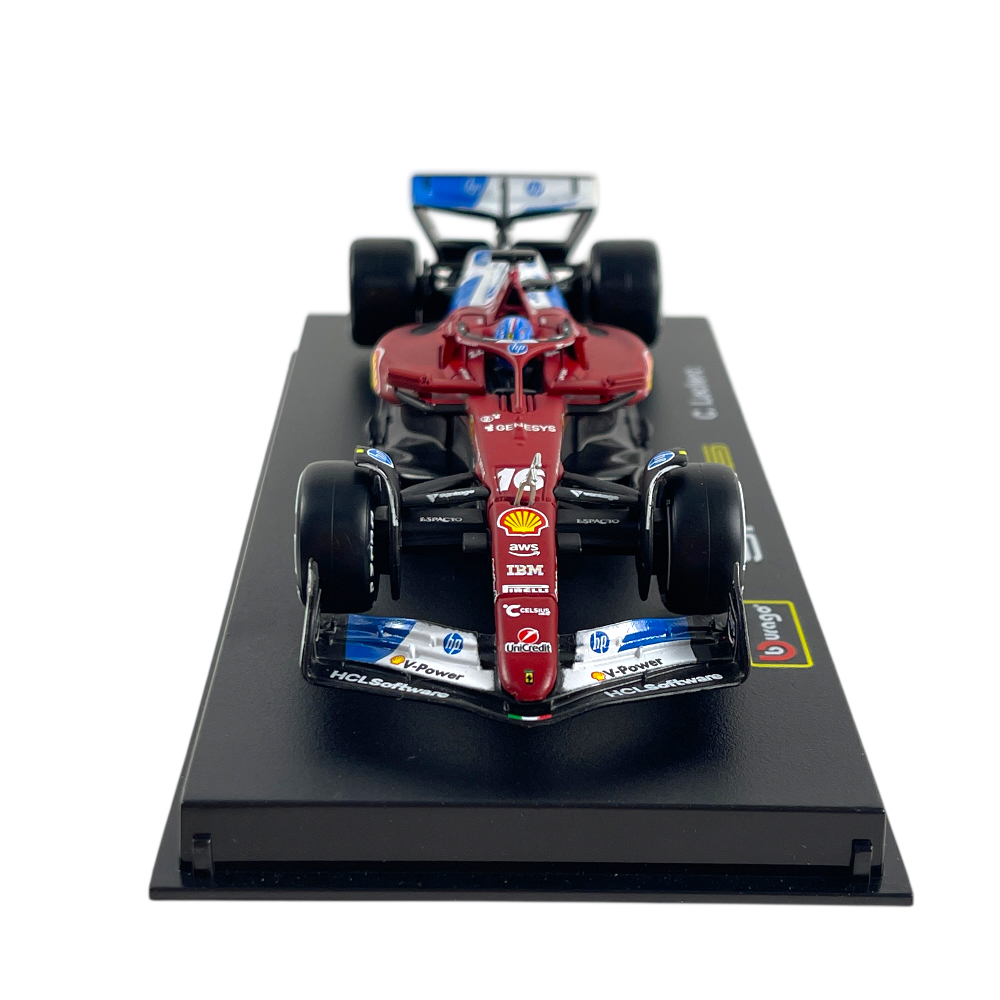 1:43 F1 2025 – Ferrari SF25 Special MiamiGP Livery #16 Charles Leclerc in Acrylic Box