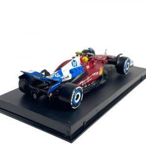 1:43 F1 2025 – Ferrari SF25 Special MiamiGP Livery #44 Lewis Hamilton in Acrylic Box - Image 3