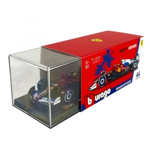 1:43 F1 2025 – Ferrari SF25 Special MiamiGP Livery #44 Lewis Hamilton in Acrylic Box - Image 2