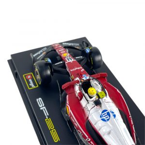 1:43 F1 2025 – Ferrari SF25 Special MonzaGP Livery #44 Lewis Hamilton in Acrylic Box - Image 2