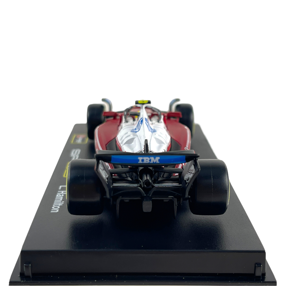 1:43 F1 2025 – Ferrari SF25 Special MonzaGP Livery #44 Lewis Hamilton in Acrylic Box