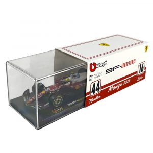 1:43 F1 2025 – Ferrari SF25 Special MonzaGP Livery #44 Lewis Hamilton in Acrylic Box - Image 6
