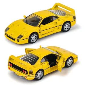 1:64 Speed Icons – Ferrari F40 - Yellow in Blister Card - Image 2