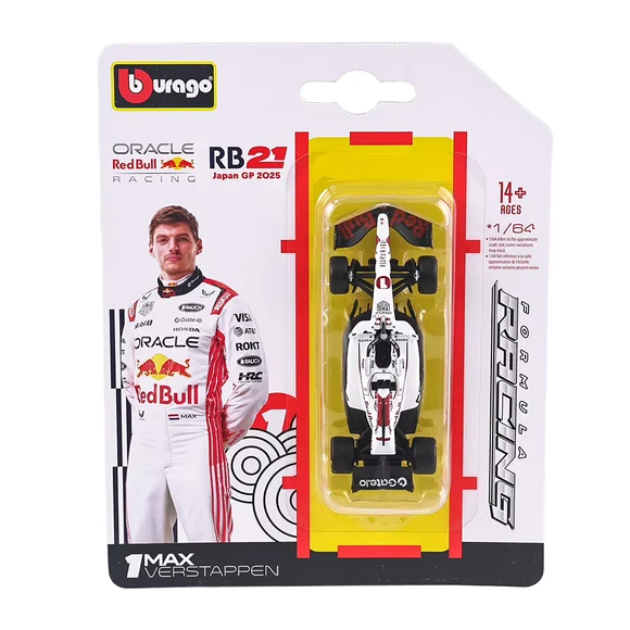 1:64 F1 2025 - Oracle Red Bull Racing RB21 Special JapaneseGP Livery #1 Max Verstappen