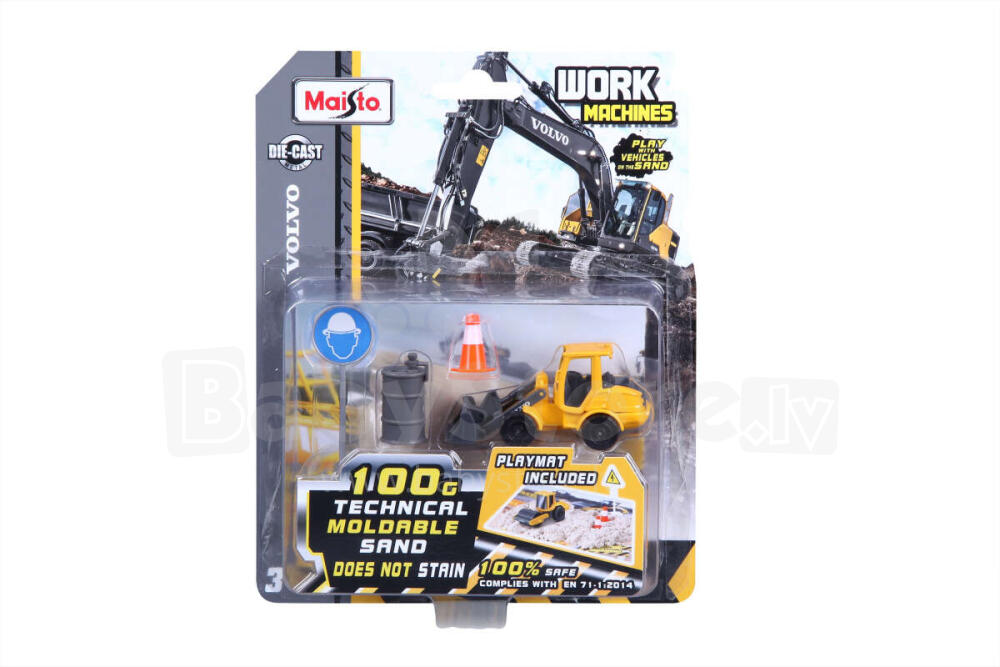 3" Volvo vehicles with 100g sand