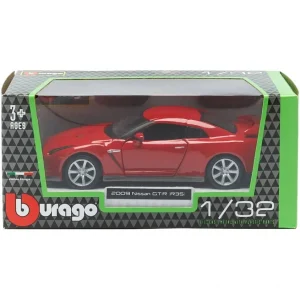 1:32 Bburago - Nissan GT-R R35 2009 - Red - Image 3