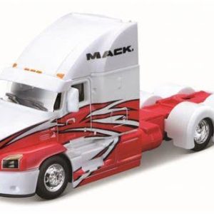 1:64 Maisto Custom Rigs – Mack Anthem White/Red - Image 2