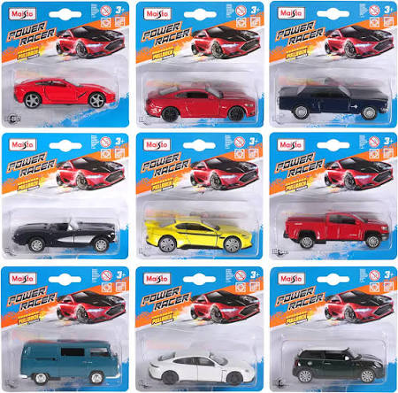 4.5" Power Racer, Assorted - Blister Card