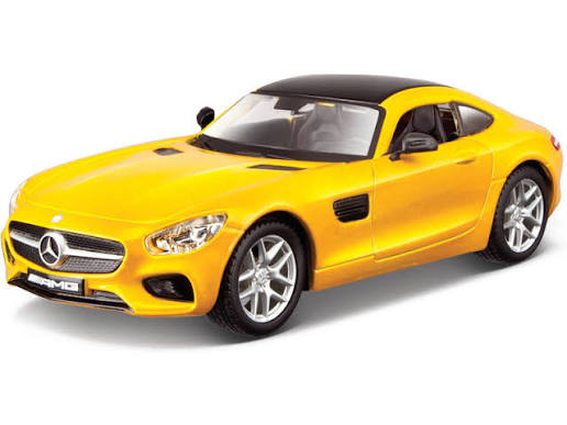 1:32 Bburago - Mercedes-AMG GT - Yellow in Window Box