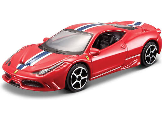 1:64 Ferrari 458 Italia Speciale - Red in Window Box