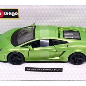 1:32 Bburago - Lambhorgini Gallardo LP 560-4 - Green in Window Box - Image 1