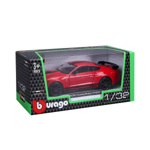 1:32 Bburago - Mustang Shelby GT500 2020 - Red in Window Box - Image 2