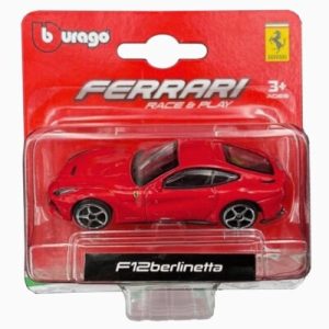 1:64 Ferrari F12 Berlinetta – Red in Blister Card - Image 1